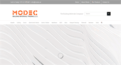 Desktop Screenshot of modec.ae
