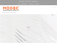 Tablet Screenshot of modec.ae